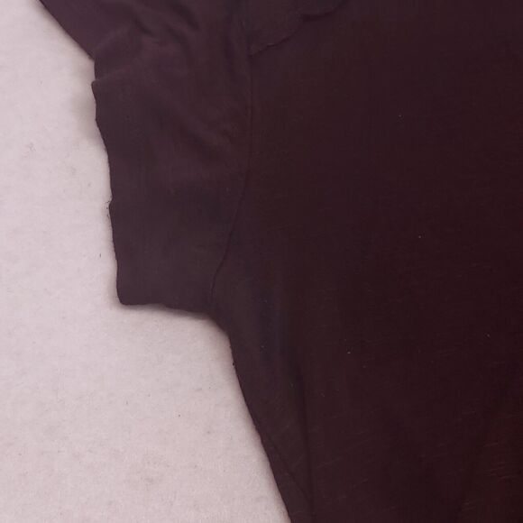 Mossimo Casual Pullover Short Sleeve T Shirt Womens Size Extra Small XS Maroon - Picture 4 of 7